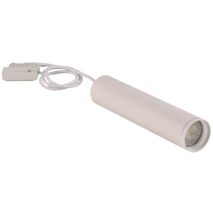 Ljuskrona på rem för skensystem PARIS 3xGU10/10W/230V + 1 m skena system vit