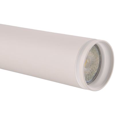 Ljuskrona på rem för skensystem PARIS 3xGU10/10W/230V + 1 m skena system vit