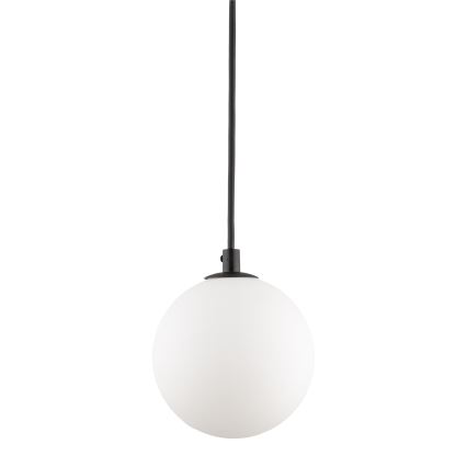 Ljuskrona med textilsladd för 1-fas skensystem TRACER 1xG9/8W/230V svart/vit