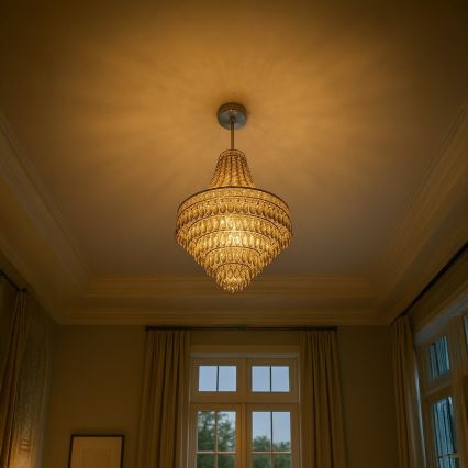 Ljuskrona på stång CORAL 3xE14/40W/230V