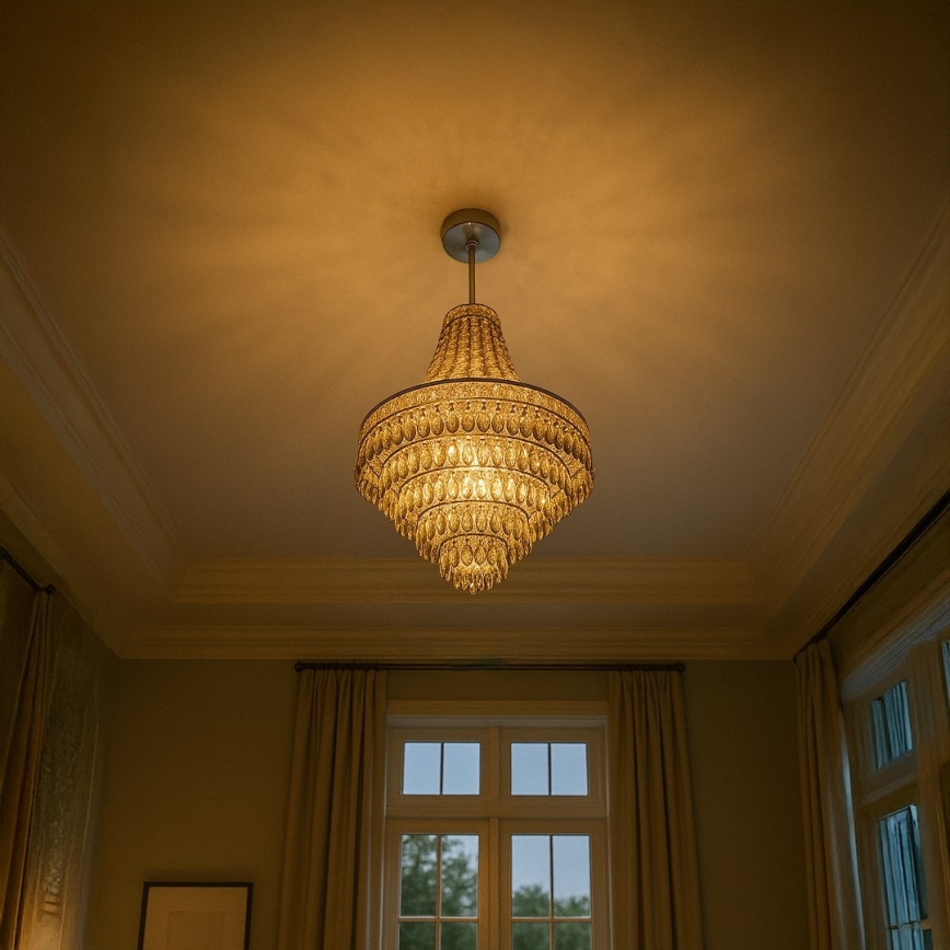 Ljuskrona på stång CORAL 3xE14/40W/230V