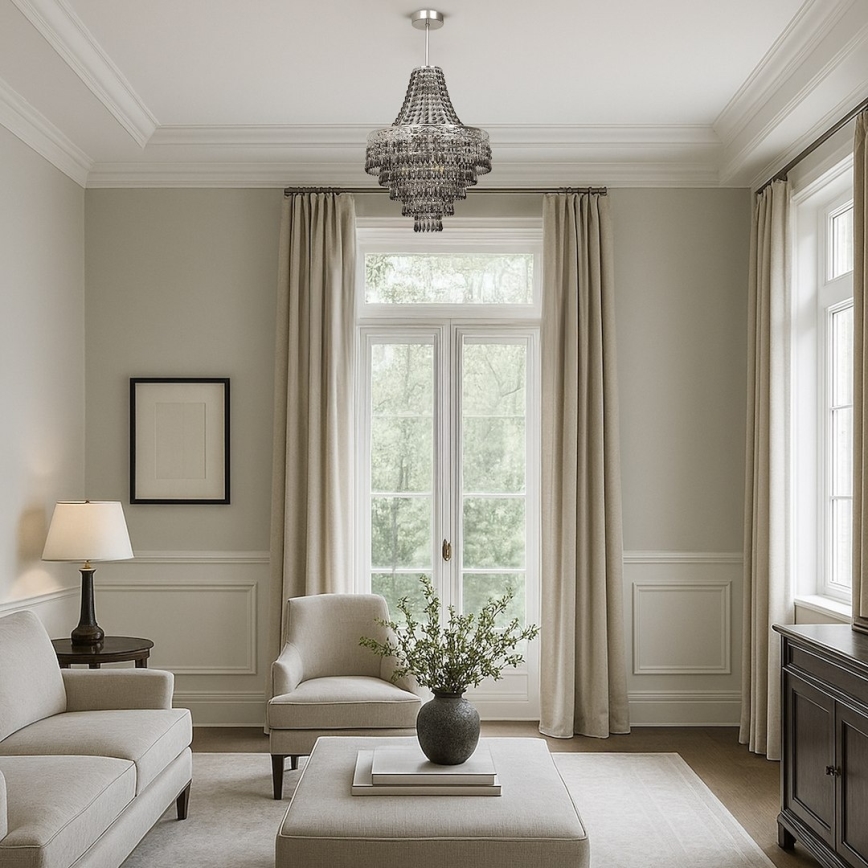 Ljuskrona på stång CORAL 3xE14/40W/230V