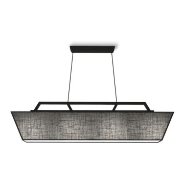 Ljuskrona ROOF 4xE27/40W/230V svart