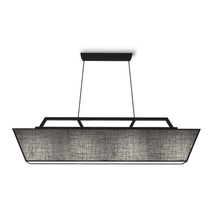 Ljuskrona ROOF 4xE27/40W/230V svart