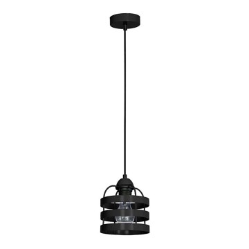 Ljuskrona rör 1xE27/60W/230V svart