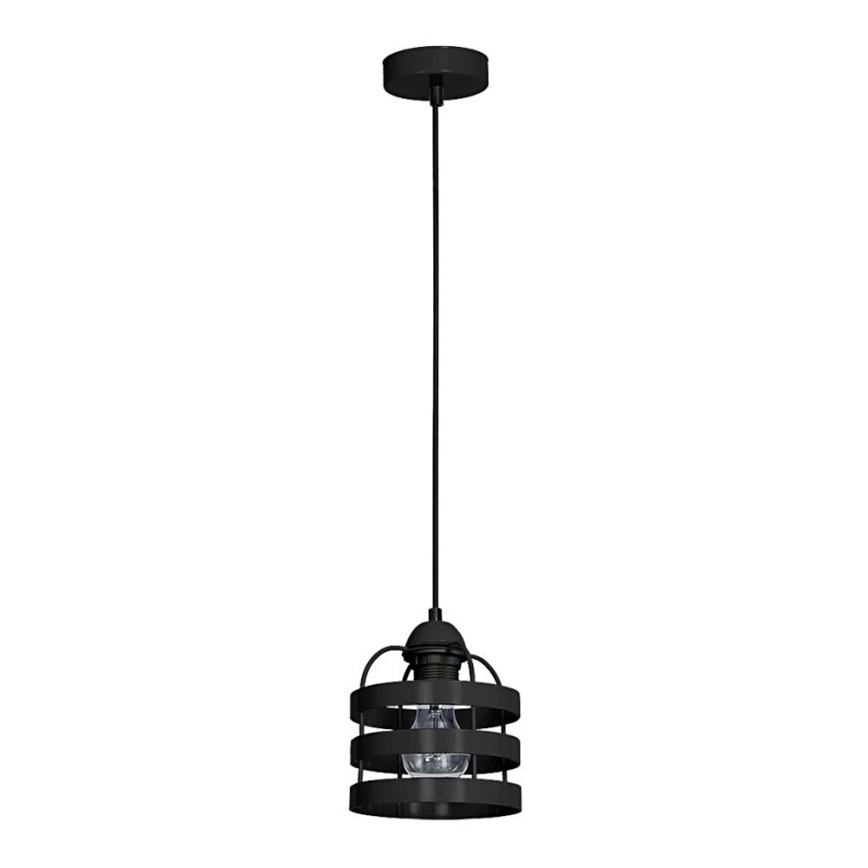 Ljuskrona rör 1xE27/60W/230V svart