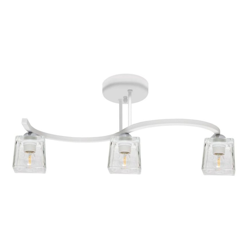 Ljuskrona SANTOS 3xE27/15W/230V vit