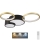 Ljusreglerad taklampa ALIZEE LED/30W/230V 3000-6500K svart/guld