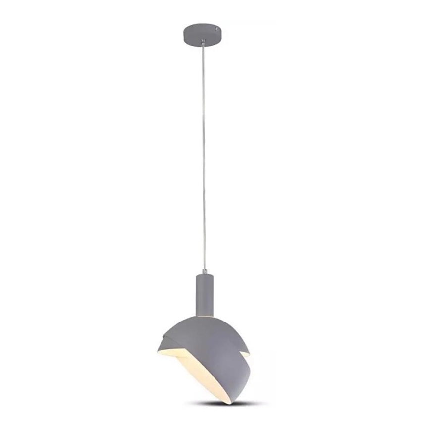 Ljusskrona med upphängningsrem  1xE14/60W/230V grå