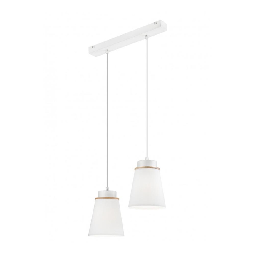 Ljusskrona med upphängningsrem  AGUSTINO 2xE27/60W/230V