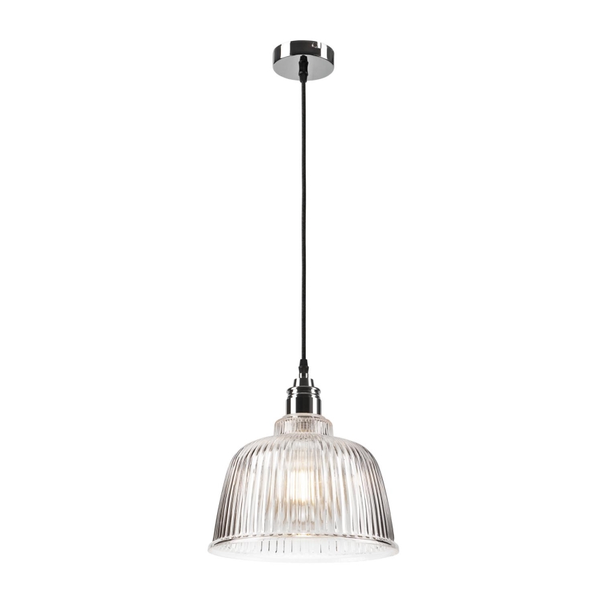 Ljusskrona med upphängningsrem  ASTA 1xE27/60W/230V blank krom
