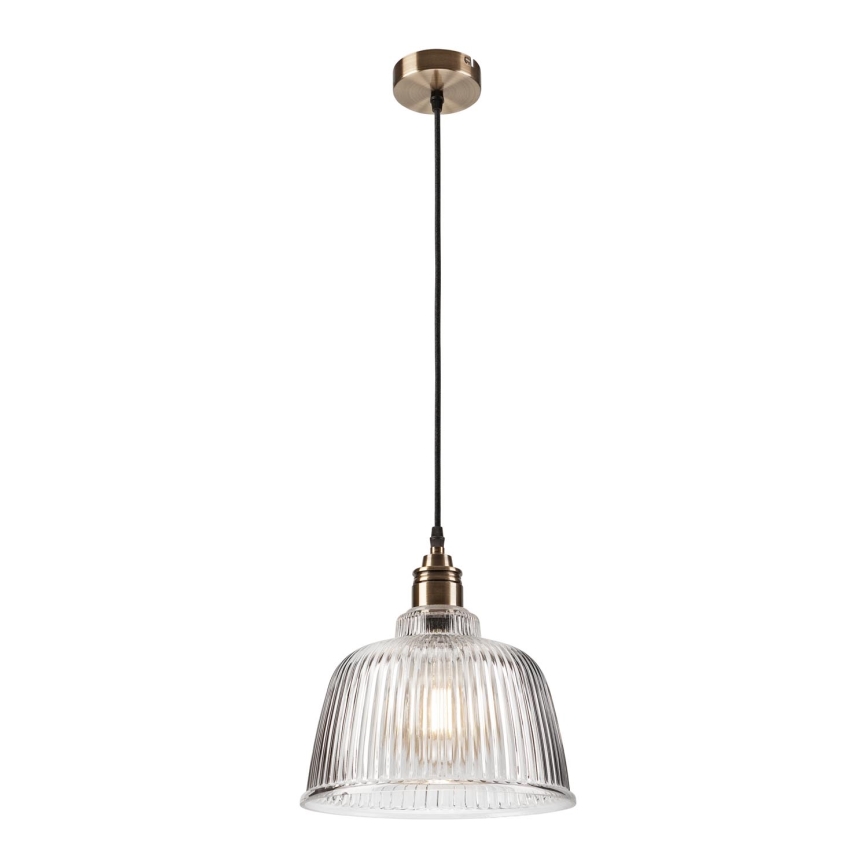Ljusskrona med upphängningsrem  ASTA 1xE27/60W/230V brons