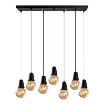 Ljusskrona med upphängningsrem  FES 7xE27/40W/230V