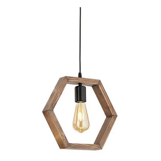 Ljusskrona med upphängningsrem  GEOMETRIK 1xE27/60W/230V