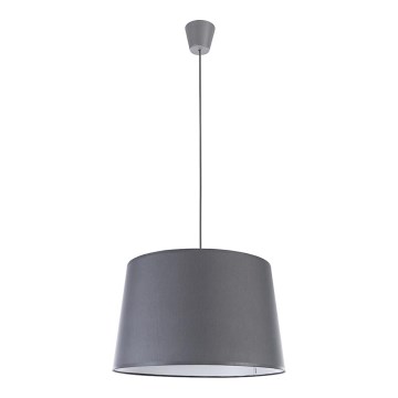 Ljusskrona med upphängningsrem  MAJA 1xE27/25W/230V grå