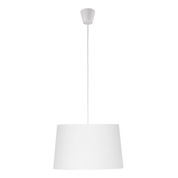 Ljusskrona med upphängningsrem  MAJA 1xE27/25W/230V vit 