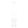 Ljusskrona med upphängningsrem  OTTO 1xE27/60W/230V diameter  15 cm vit