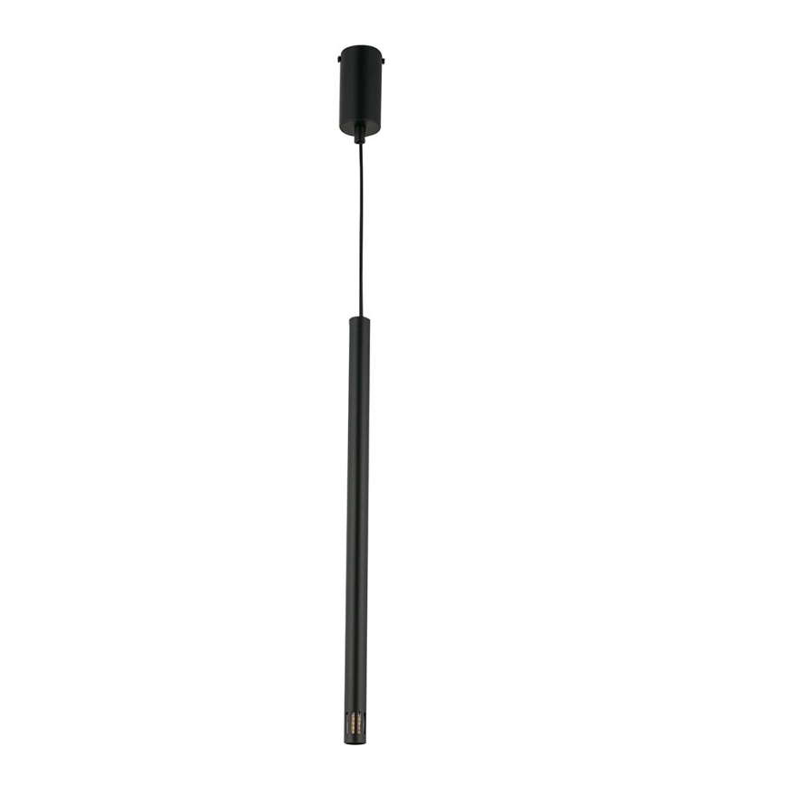Ljusskrona med upphängningsrem  SOPEL LASER 1xG9/2,5W/230V svart 