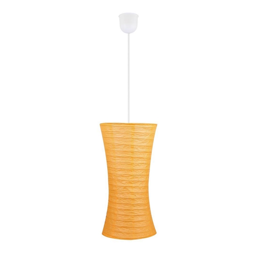 Ljusskrona med upphängningsrem  TAI 1xE27/60W/230V orange