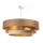 Ljusskrona med upphängningsrem  TRINITI 1xE27/60W/230V beige /gyllene 
