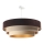 Ljusskrona med upphängningsrem  TRINITI 1xE27/60W/230V brun /beige /gyllene