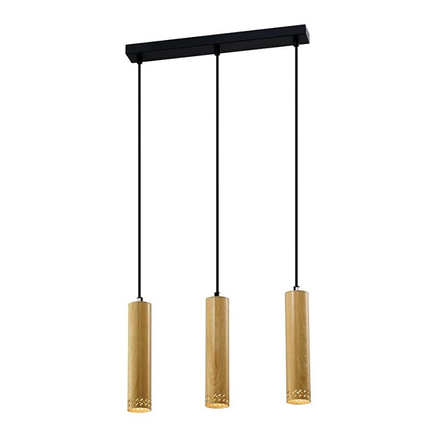 Ljusskrona med upphängningsrem  TUBO 3xGU10/25W/230V