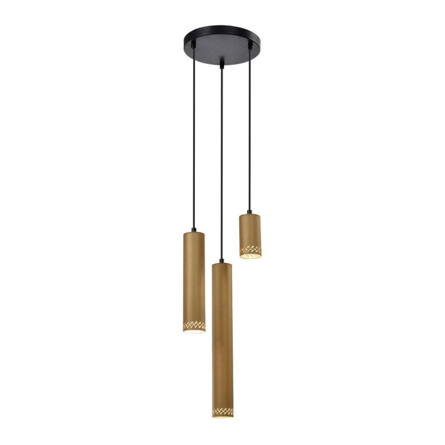 Ljusskrona med upphängningsrem  TUBO 3xGU10/25W/230V