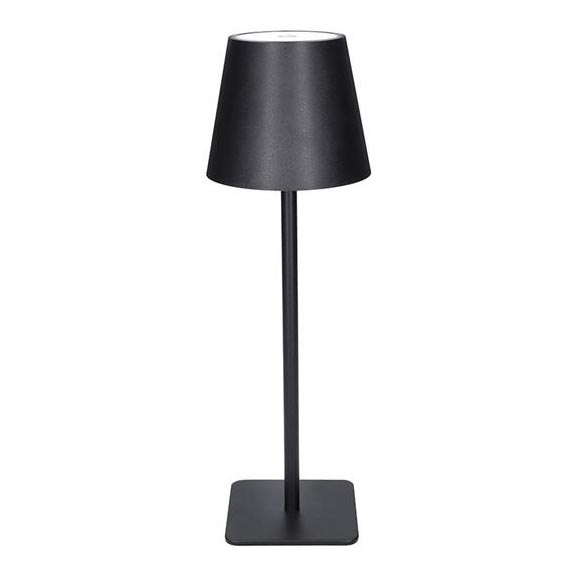 LUCCA dimbar uppladdningsbar beröringsstyrd bordslampa LED/3,7V 3000/4000/6500K 2000 mAh svart