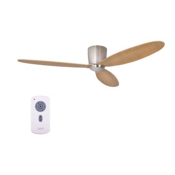 Lucci air 210519 - Takfläkt AIRFUSION RADAR skinande krom/trä + fjärrkontroll
