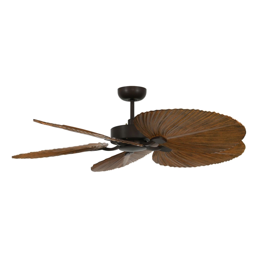 Lucci Air 21065549 - Takfläkt BALI diameter 132 cm brun + fjärrkontroll