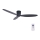 Lucci Air 212884 - Takfläkt AIRFUSION RADAR svart + fjärrkontroll