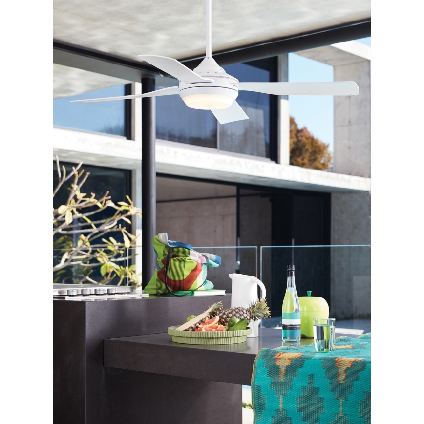 Lucci air 212898 - LED Dimbar takfläkt MOONAH 1xGX53/21W/230V vit+ fjärrkontrol