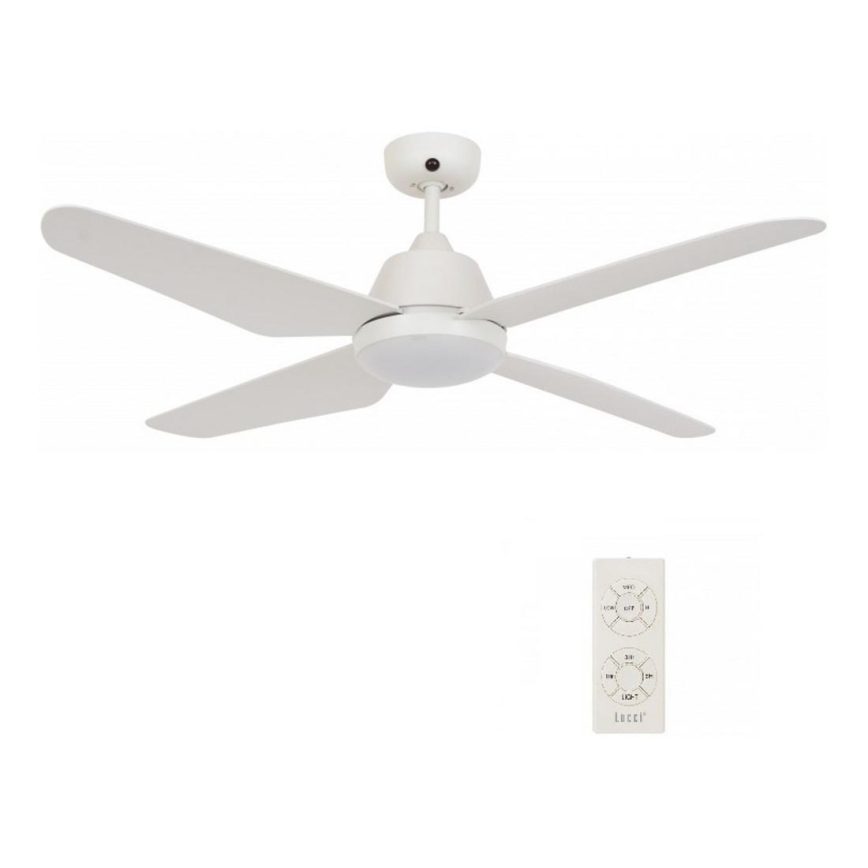 Lucci Air 212994 - LED takfläkt ARIA LED/18W/230V vit + fjärrkontroll