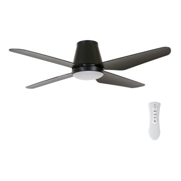 Lucci Air 213002 - LED takfläkt AIRFUSION ARIA LED/18W/230V svart + fjärrkontroll