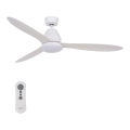 Lucci air 213043 - LED takfläkt WHITEHAVEN GX53/17W/230V vit + fjärrkontroll