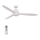 Lucci air 213043 - LED takfläkt WHITEHAVEN GX53/17W/230V vit + fjärrkontroll