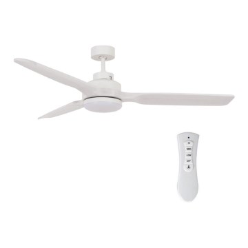 Lucci air 213055 - LED takfläkt SHOALHAVEN GX53/17W/230V paulownia/vit + fjärrkontroll