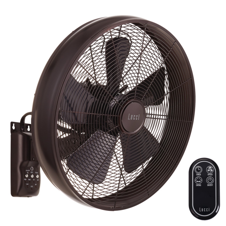 Lucci air 213124 - Fjärrkontroll för fans BREEZE svart