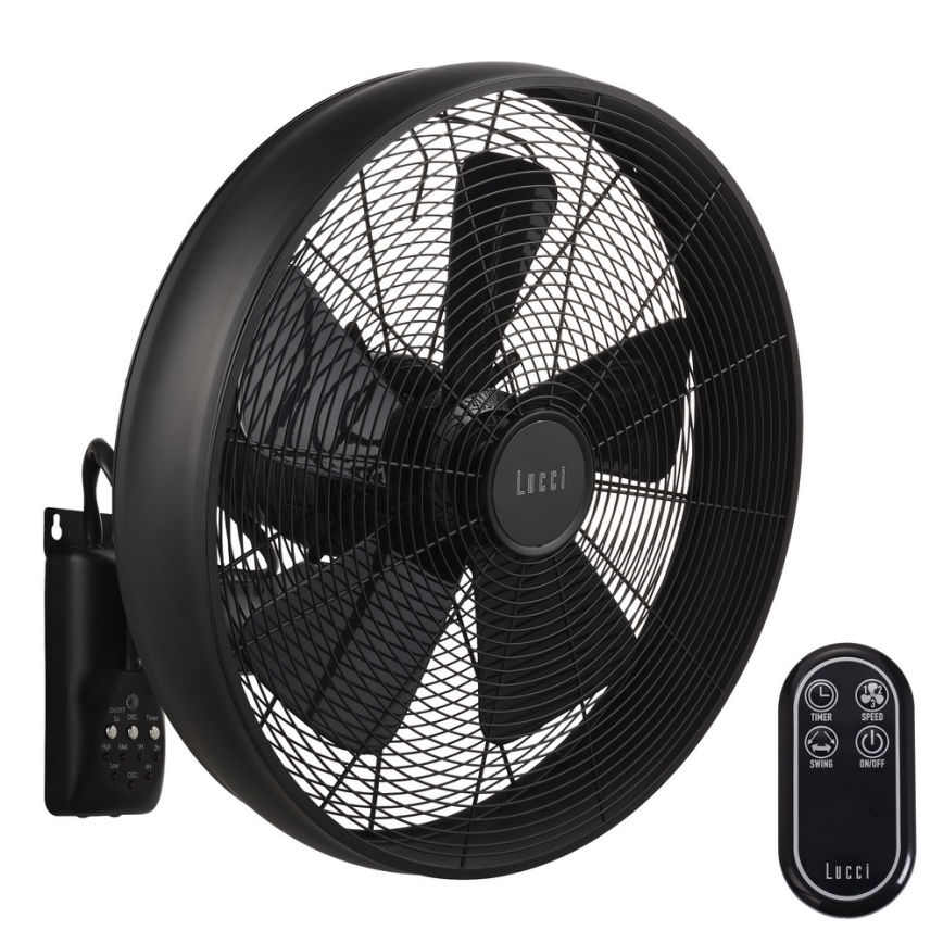 Lucci air 213124 - Fjärrkontroll för fans BREEZE svart