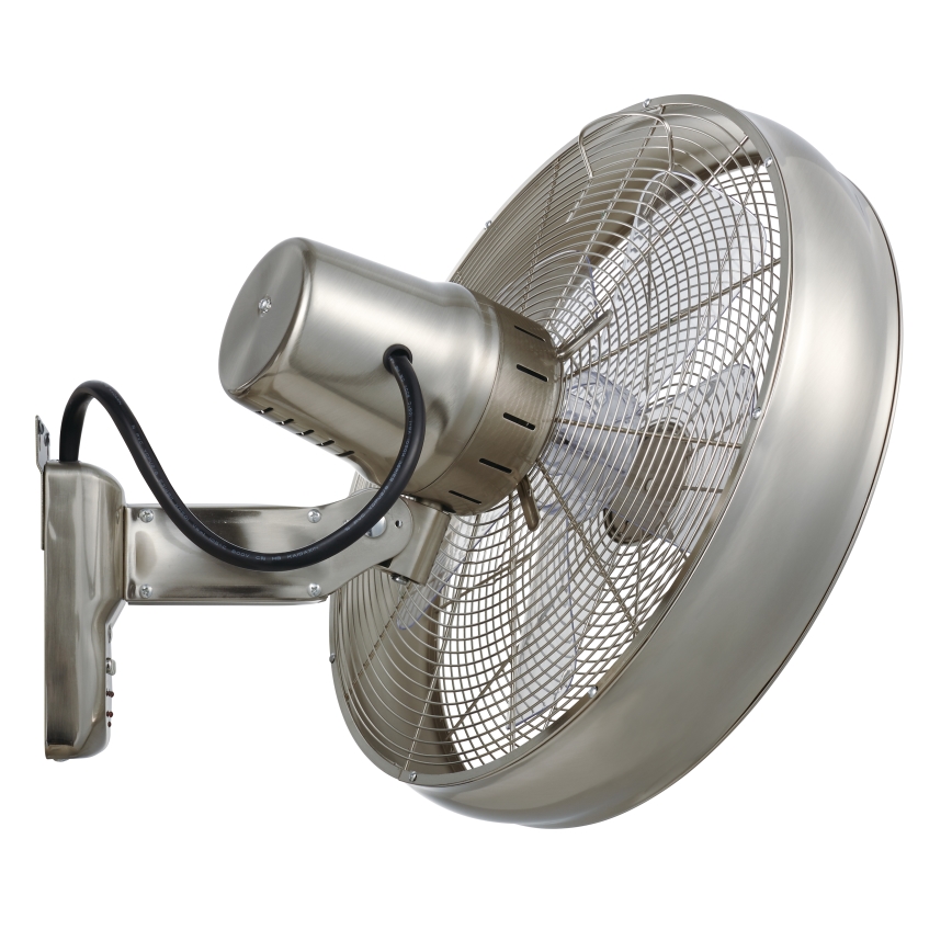 Lucci air 213126 - Väggfläkt BREEZE 55W/230V matt krom + fjärrkontroll