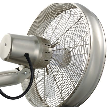 Lucci air 213126 - Väggfläkt BREEZE 55W/230V matt krom + fjärrkontroll
