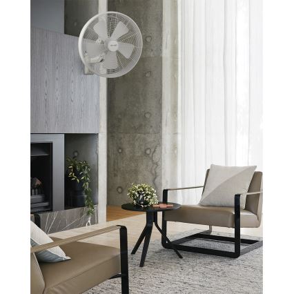 Lucci Air 213128EU - Väggfläkt BREEZE 55W/230V vit+ fjärrkontroll