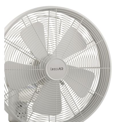 Lucci Air 213128EU - Väggfläkt BREEZE 55W/230V vit+ fjärrkontroll