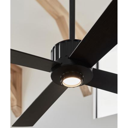 Lucci air 213170 - LED-takfläkt NEWPORT svart + fjärrkontroll