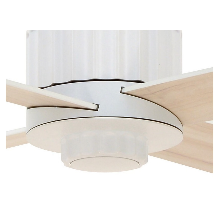 Lucci air 213171 - LED takfläkt NEWPORT trä/vit/beige + fjärrkontroll