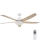 Lucci air 213176-LED Dimbar takfläkt LOUISVILLE 1xGX53/18W/230V trä/vit + fjärrkontroll