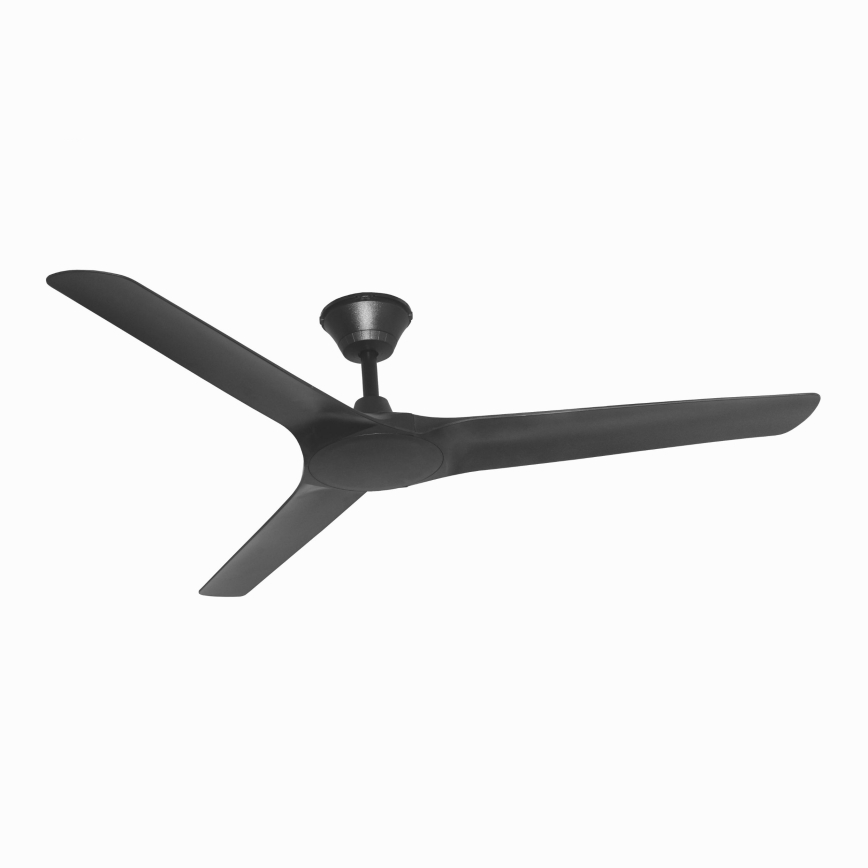 Lucci Air 21321649 - Takfläkt ABYSS diameter 142 cm IP66 svart + fjärrkontroll