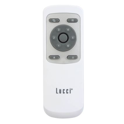 Lucci air 213301- LED Dimbar takfläkt UNIONE 1xGX53/12W/230V brun/skinande krom + fjärrkontroll