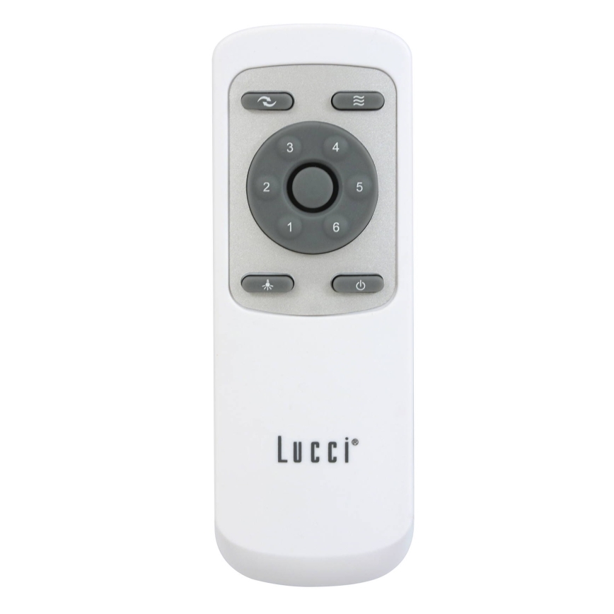 Lucci air 213301- LED Dimbar takfläkt UNIONE 1xGX53/12W/230V brun/skinande krom + fjärrkontroll