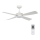 Lucci air 213302 - LED Dimbar takfläkt SLIPSTREAM 1xGX53/12W/230V vit+ fjärrkontroll